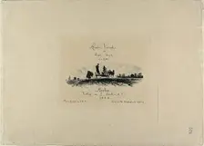 Title page, from Radierversuche, 1844. Creator: Adolph Menzel
