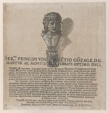 Title page from The Triumph of Julius Caesar, 1599. Creator: Bernardo Malpizzi
