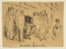 Title Page from the "French Set" (Douze Eaux-Fortes d'Après Nature), 1858. Creator: James Abbott McNeill Whistler