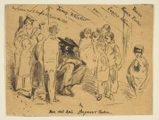 Title Page from the "French Set" (Douze Eaux-Fortes d'Après Nature), 1858. Creator: James Abbott McNeill Whistler