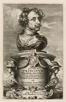 Title Page from the "Iconography", 1645. Creator: Jacob Neeffs
