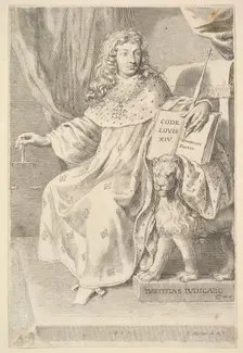 Title Page: Le Code Louis XIV, 1667. Creator: Claude Mellan