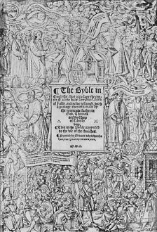 Title-Page of the Great Bible, 1540, (1903). Artist: Master of Francois de Rohan