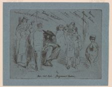 Title page of the "French Set", 1858. Creator: James Abbott McNeill Whistler