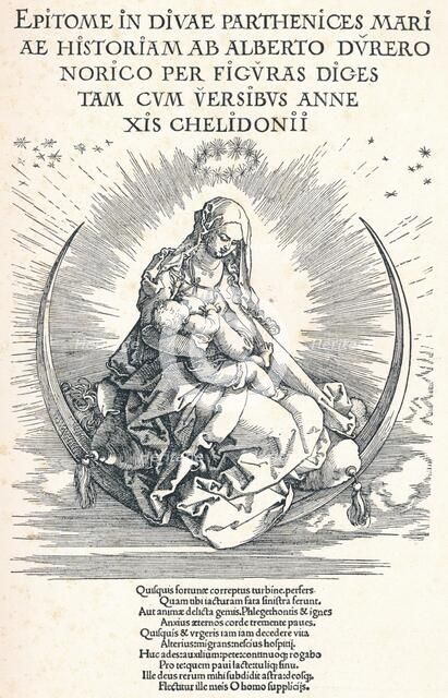 Title page of the Life of the Virgin, 1511 (1906). Artist: Albrecht Durer.