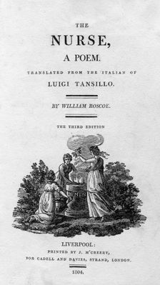 Title page of The Nurse, 1804. Artist: J M'Creery