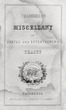 Title page of Chambers's Miscellany of Useful and Entertaining Tracts