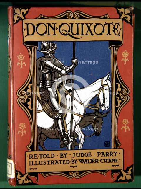 Title page of Don Quixote de la Mancha by Miguel de Cervantes Saavedra (Spain, 1547-1616), London…