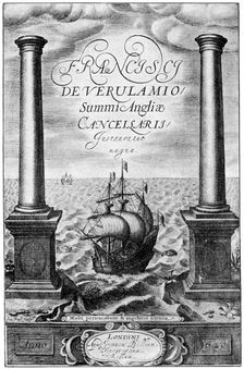 Title page of Francis Bacon's Instauratio Magna, 1620 (1893)