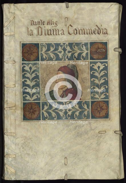 Title page of "La Divina Commedia", 1507.  Creator: Unknown.