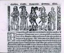 Title page of Libro de Calixto y Melibea y la puta vieja Celestina (Book of Calixto and Melibea…