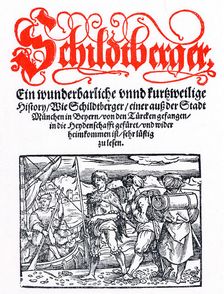 Title page of Schildtberger's Travels c1554