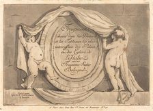 Title Page: Oval Design from the Church of San Michele de Bosco, Bologna, 1772. Creator: Jean Claude Richard Saint-Non