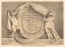 Title Page: Oval Design from the Church of San Michele de Bosco, Bologna, 1772. Creator: Jean Claude Richard Saint-Non