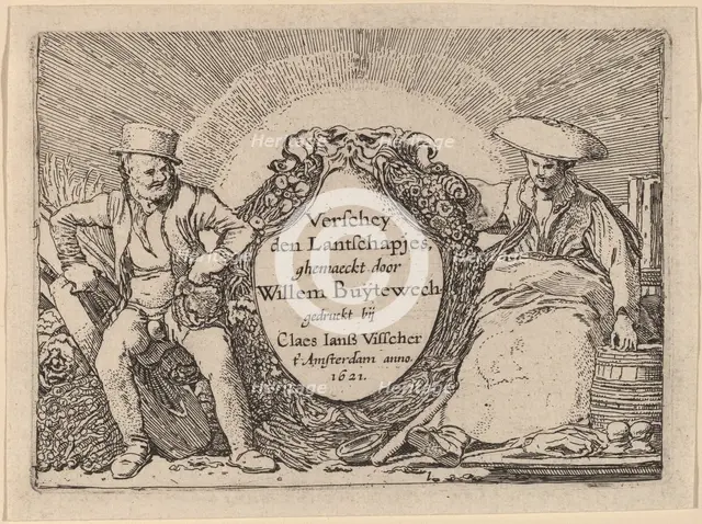 Title Plate, 1621. Creator: Willem Pietersz. Buytewech.