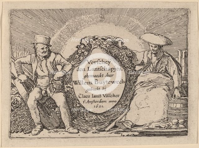 Title Plate, 1621. Creator: Willem Pietersz. Buytewech.