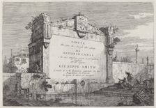 Title Plate, c. 1735/1746. Creator: Canaletto