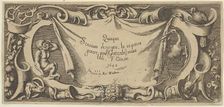 Title Plate, from Quinque Sensuum (Five Senses), ca. 1655. Creator: Francis Cleyn