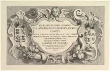 Title to the Entry into Hemissem, 1625-77. Creator: Wenceslaus Hollar