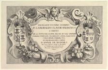 Title to the Entry into Hemissem, 1625-77. Creator: Wenceslaus Hollar