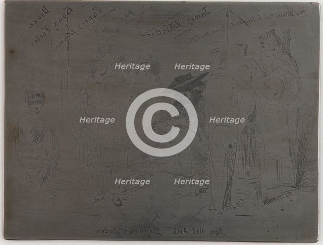 Title to the French Set, 1858. Creator: James Abbott McNeill Whistler.