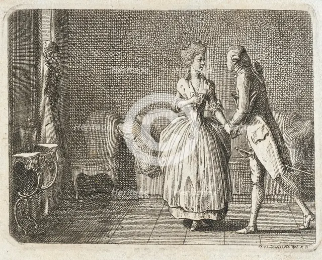Title Vignette for Meissner's 'Sketches', 1783. Creator: Daniel Nikolaus Chodowiecki.