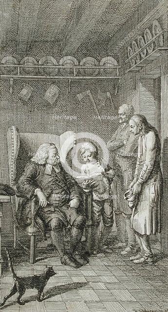Title Vignette for Stilling's 'Adolescent Years', 1778. Creator: Daniel Nikolaus Chodowiecki.