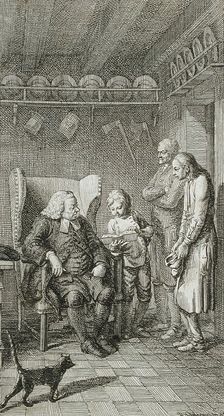 Title Vignette for Stilling's Adolescent Years 1778. Creator: Daniel Nikolaus Chodowiecki