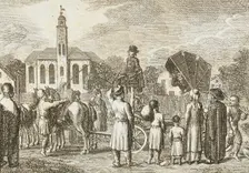 Title Vignette for Schulz 'Voyage 1794. Creator: Daniel Nikolaus Chodowiecki
