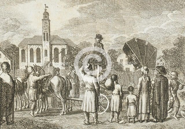 Title Vignette for Schulz' 'Voyage', 1794. Creator: Daniel Nikolaus Chodowiecki.