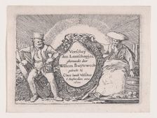 Titlepage, from Verscheyden Landtschapjes (Various Little Landscapes), Plate 1, ca. 1616, Creator: Willem Pietersz. Buytewech