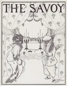 Titlepage to The Savoy Nos 1 and 2, 1895. Creator: Aubrey Beardsley
