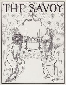 Titlepage to The Savoy Nos 1 and 2, 1895. Creator: Aubrey Beardsley