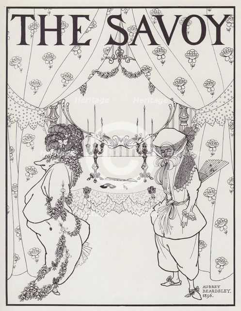 Titlepage to The Savoy Nos 1 and 2, 1895. Creator: Aubrey Beardsley.