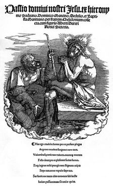 Titlepage to the series The Great Passion 1510, (1936). Artist: Albrecht Dürer