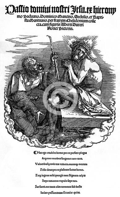 Titlepage to the series 'The Great Passion', 1510, (1936). Artist: Albrecht Dürer