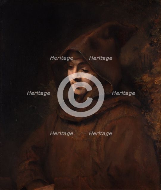 Titus as a monk, 1660. Artist: Rembrandt van Rhijn (1606-1669)