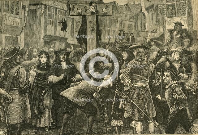 'Titus Oates in the Pillory', 1685, (1897). Creator: Unknown.