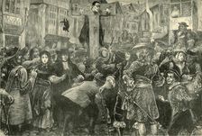 Titus Oates in the Pillory 1685, (1890). Creator: Unknown