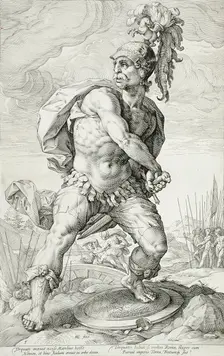 Titus Manlius Torquatos, 1586. Creator: Hendrik Goltzius