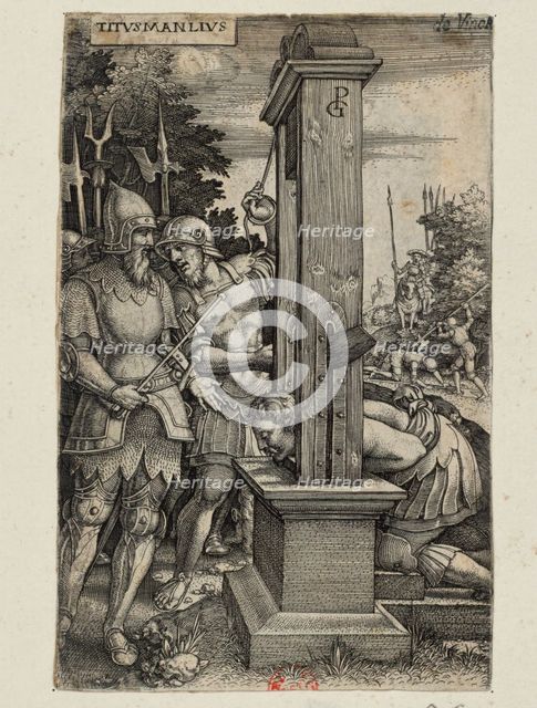 Titus Manlius, c.1535. Creator: Pencz, Georg (1500/02-1550).