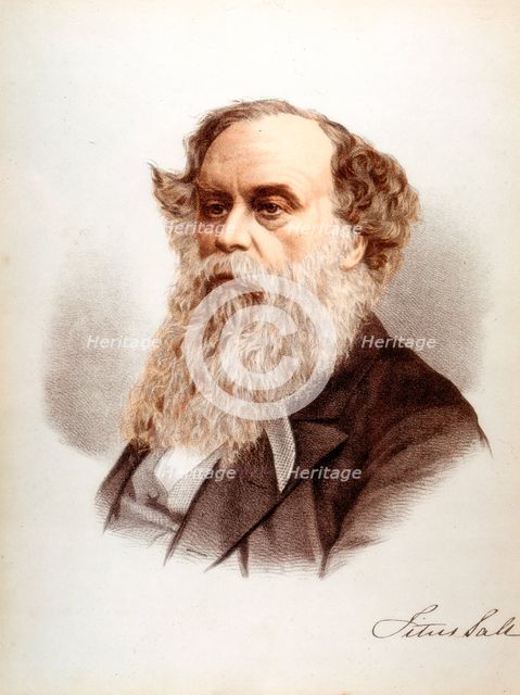 Titus Salt, British woolstapler and industrialist, c1880. Creator: Unknown.