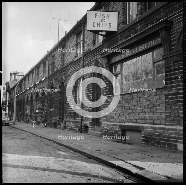 Titus Street, Saltaire, Shipley, Bradford, West Yorkshire, c1966-c1974. Creator: Eileen Deste.