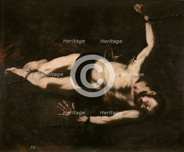 Tityus, 17th century. Creator: Jusepe de Ribera.