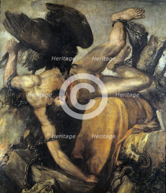 Tityus, c1565. Creator: Titian.