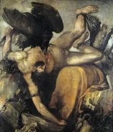 Tityus, c1565. Creator: Titian