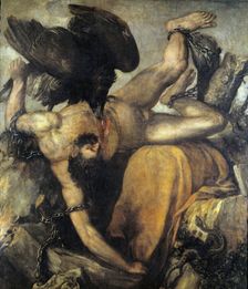 Tityus, c1565. Creator: Titian
