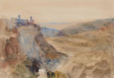 Tivoli, after Turner, c1820, (c1860s). Creator: Hercules Brabazon Brabazon