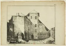 Tivoli, plate four from Views and Buildings of Italy, n.d. Creator: Lameau