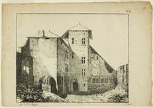 Tivoli, plate four from Views and Buildings of Italy, n.d. Creator: Lameau